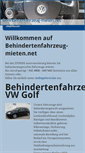 Mobile Screenshot of behindertenfahrzeug-mieten.net